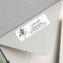Search for palm tree return address labels Florida