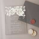 Search for cream white roses wedding invitations Modern