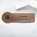Search for minimalist name tags With magnetic back