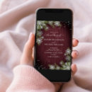 Search for burgundy and silver weddings Winter