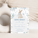 Search for bunny baby boy shower invitations Blue