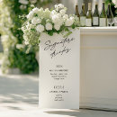 Search for signature drink menu posters Calligraphy