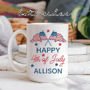 Search for happy fourth of july mugs America