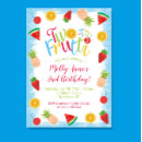 Search for pineapple 1st birthday invitations Summer