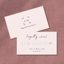 Search for pink loyalty cards Hair stylist