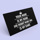 Search for hobby business cards Funny