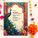 Search for peacock birthday invitations Exotic