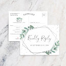 Search for wedding rsvp cards Greenery