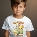 Search for wild one birthday kids tshirts Boy