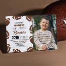 Search for all american birthday invitations Touchdown
