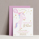 Search for unicorn 3rd birthday invitations For kids