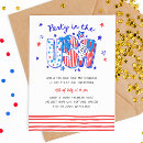 Search for 4th of july invitations Stars and stripes