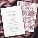 Search for french style wedding invitations Floral