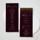 Search for burgundy and gold wedding programs For her