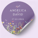 Search for purple wildflower stickers Whimsical