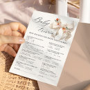 Search for baby shower trivia games Baby in bloom