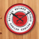 Search for retirement clocks Red