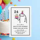 Search for funny 26th birthday Black and white