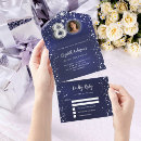 Search for stars invitations Navy blue