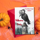 Search for crow halloween invitations Typography