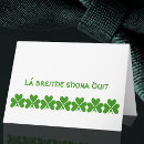 Search for shamrock birthday cards Green
