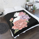 Search for garden roses blankets Black