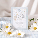 Search for blue gingham invitations One silly goose