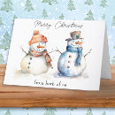 Search for from both of us christmas cards Snowman