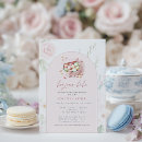 Search for parisian baby shower invitations Watercolor