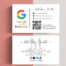 Search for google review business cards 5 star review request