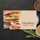 Search for sandwich shop business cards Diner