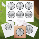 Search for golf stickers Black