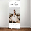 Search for banners retractable wedding signs Black and white