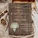Search for western bridal shower invitations Wood