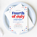 Search for bash seasonal invitations Red white and blue