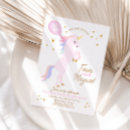 Search for pink unicorn invitations Modern
