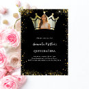 Search for gold crown invitations Glitter