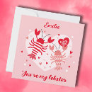 Search for lobsters cards Red