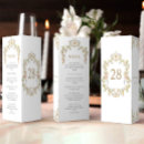 Search for floral wedding menus Victorian