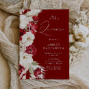 Search for red bloom invitations Elegant