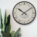 Search for 1st anniversary clocks Roman numerals