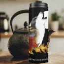 Search for full moon wolf mugs Black