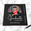 Search for graduation guest books Script typography