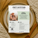Search for green flyers Pet sitter