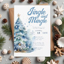 Search for jingle and mingle christmas invitations Watercolor