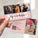 Search for bar code business cards Typography calligraphy script cursive