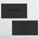 Search for basic black business cards Minimalist