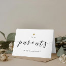 Search for parents thank you cards Gold