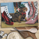 Search for dachshund tea towels Cute