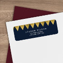 Search for triangle return address labels Elegant